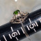 Brilliant Chrome Diopside Ring